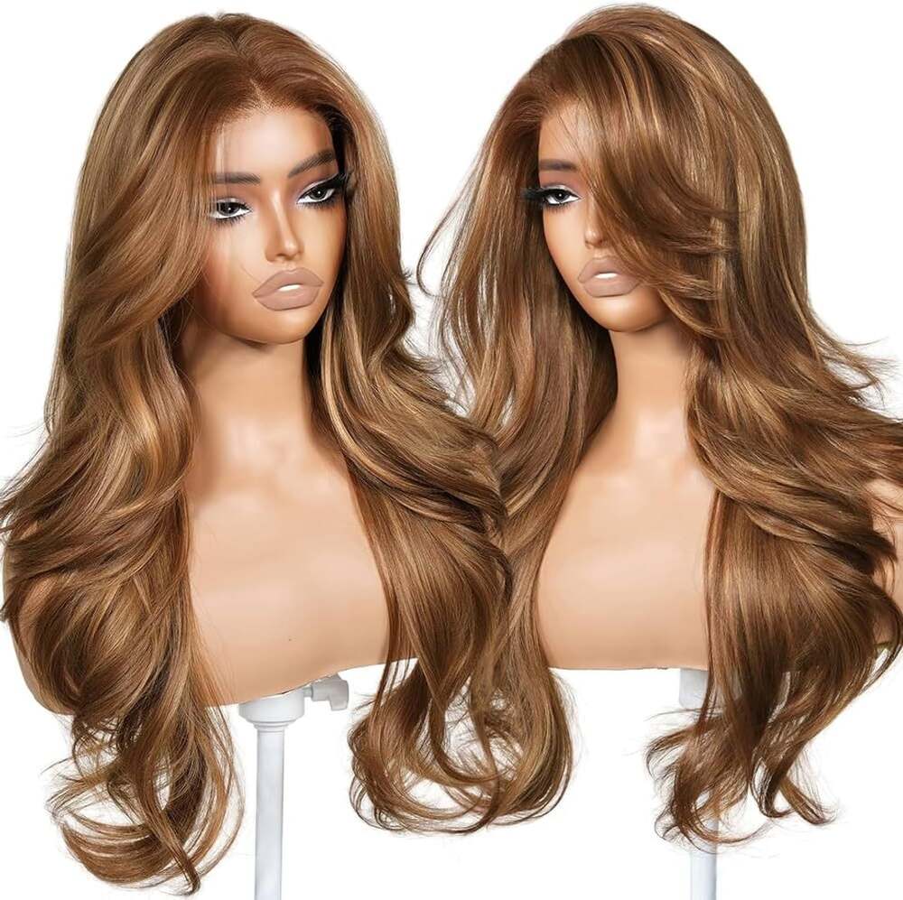 Brown Bomb 4/27 Honey Blonde Wig